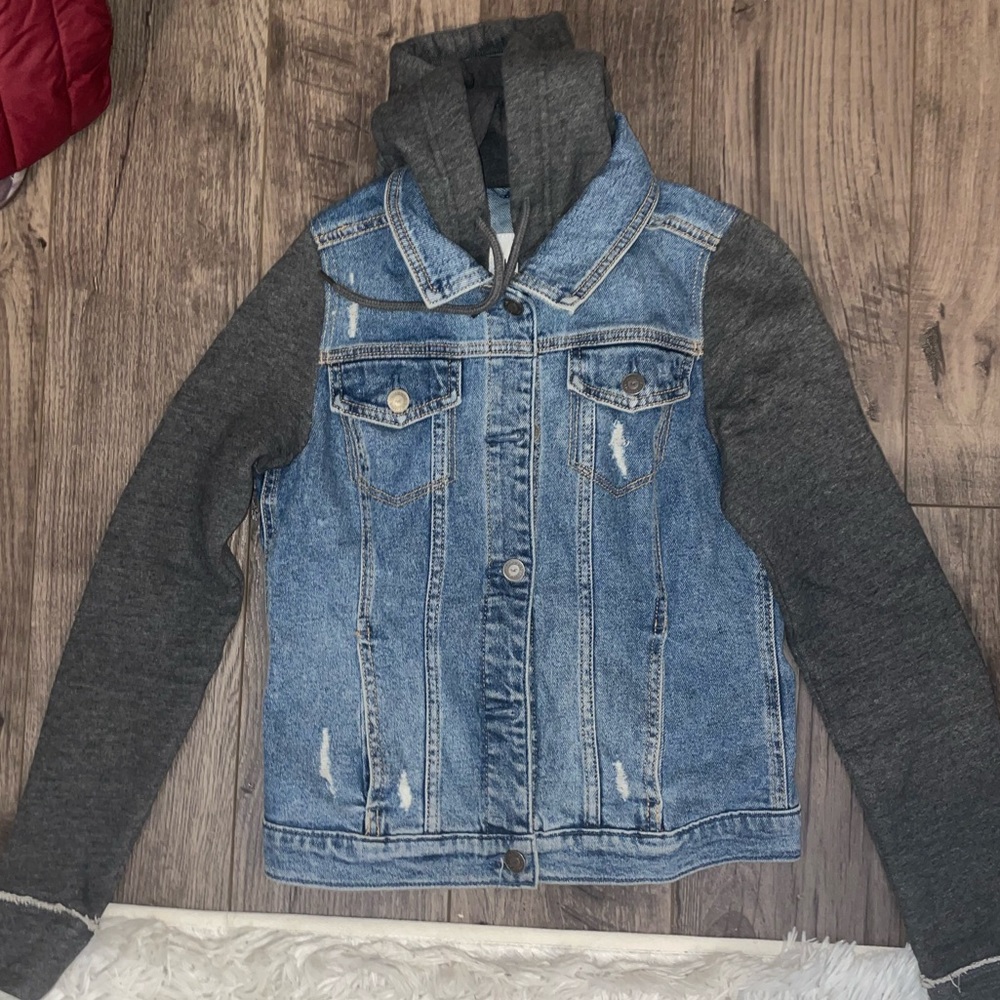 AMERICAN EAGLE JEAN JACKET SWEATER